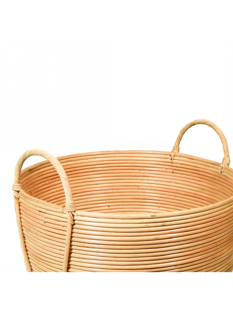 Wicker Basket Round Shaped